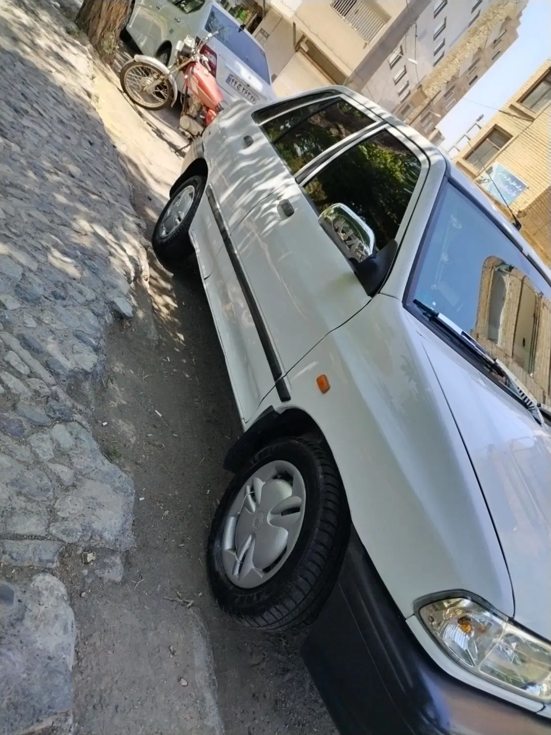 پراید بدون رنگ مدل 89 دوگانه شرکتی سفید